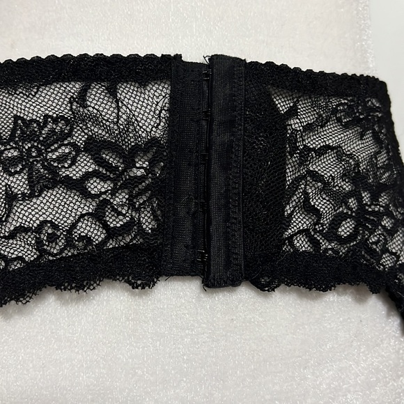 Dreamgirl Black Lace Stretch Garter Belt Plus Size O/S Queen - Picture 4 of 11